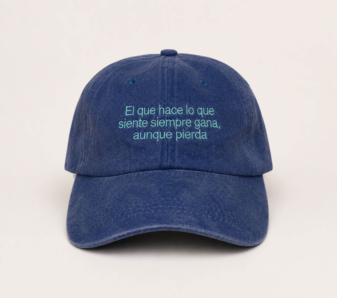 El que hace lo que siente siempre gana, aunque pierda