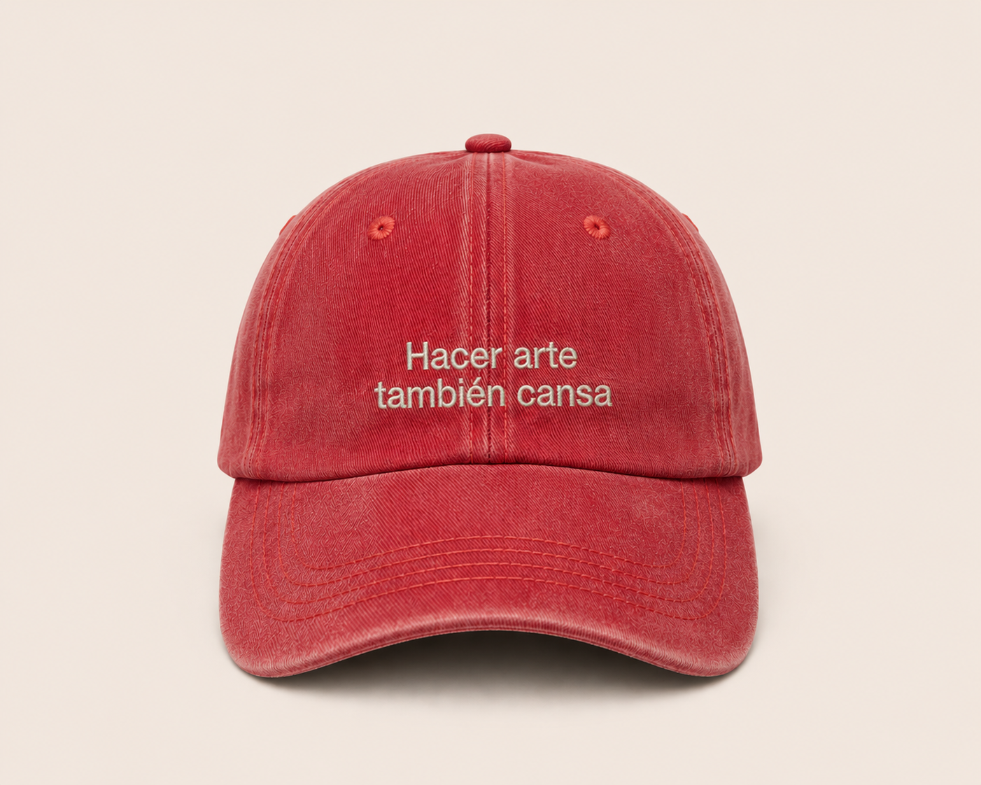 Hacer arte también cansa